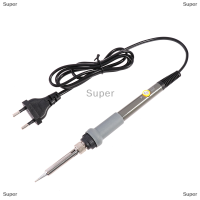 Super 60W ปรับอุณหภูมิไฟฟ้าบัดกรีเหล็ก220V EU plug Repair Tools