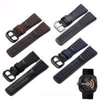 suitable for SEVENFRIDAY Cowhide Leather Watch Strap 28mm Black Watch Accessories Male