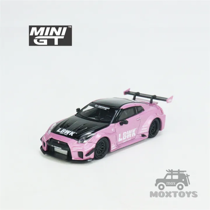 Mini GT X MIZD 1:64 Nissan R35 GTR V2 Princess Roro - Édition Limitée Verte - Modèle Diecast