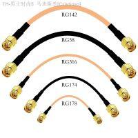 【CW】☁┋❀  Male to Plug Jack Pigtail Extension Cable RG174 RG178 RG316 RG58 RG142