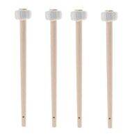 2 Pair Wooden Gong Mallets Beaters Percussion Parts Accessories Perfect for Hitting a Small Gong Under 35cm