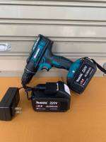 [[ส่งฟรี ไม่ต้องใส่โค้ด]]MAKITA สว่านไร้สาย 220V 3 ระบบ เจาะเหล็ก เจาะไม้ เจาะปูน ขันน็อตสกรู พร้อมอุปกรณ์แบต 2 ก้อนพร้อมแท่นชาร์จ (AAA)(งานเทียบ)