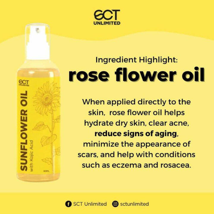 Sunflower Oil With Kojic Acid Filipino Favorite Lazada Singapore