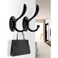 ☍☾✥ Black Silver Coat Hooks Wall Mounted with Retro Coat Rack Hat Hook Hanger Room Kitchen Toilet Wall Brack Hook Hat Stand