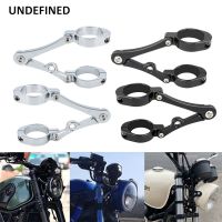 Headlight Bracket Mount Clamp 50MM-54MM For Yamaha Honda Harley Suzuki BMW Boer Cafe Rsuitable Fo Acer Fork Light Holder Soporte Faro Moto