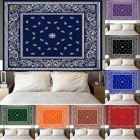 Bandana Pattern Tapestry Wall Hanging Decoration for Bedroom Room