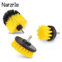 3PcsSet Electric Scrubber Brush DrillBrush Kit Plastic Round Cleaning Brush For Car Glass Car Tires Nylon Brushes 23.54