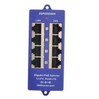 Gigabit PoE Injector 4 Port 1000Mbps PoE Patch Panel 802.3af For MikroTik IP Camera WiFi AP Mode B operation