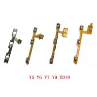 สําหรับ Huawei Y5 Y6 Y7 Y9 2019 ปิดสวิตช์ระดับเสียงปุ่มด้านข้างคีย์ Flex Cable อะไหล่