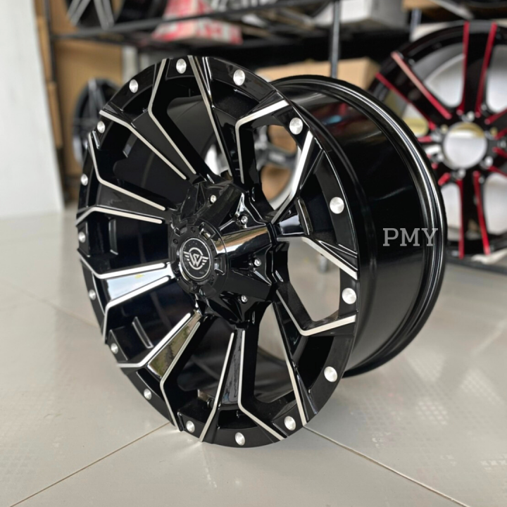 ล้อแม็กขอบ-18x9-0-et-18-6รูx139-7-ยี่ห้อ-showy-รุ่น-sw239-ล้อแม็กดอกไม้-ราคาต่อ1วง-ขายยกชุด4วง-เท่านั้นไม่ขายแยก-รุ่นยอดนิยม-แถมฟรีจุ๊บลมพรีเมี่ยม