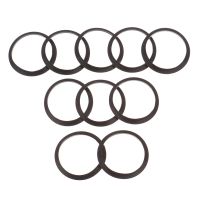 【YF】 10Pcs Preto Food Grade Soft Silicone O-rings Juntas De Borracha para Aço Inoxidável Café Nespresso Cápsulas Recarregáveis Body Cup