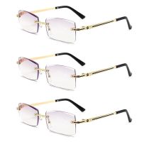 【cw】 Fashion Square Frame Vintage Classic Ultra Light Glasses Eye Protection Anti Blue Light Business Reading Glasses ！