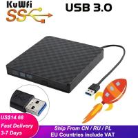 USB 3.0ที่เบิร์นดีวีดีภายนอกเครื่องบันทึกและเขียน DVD RW ไดรฟ์ออปติคัล CD/เครื่องเล่น DVD ROM MAC โอเอสวินโดวส์ Xp/ 7/8/10วัสดุพลาสติก ABS