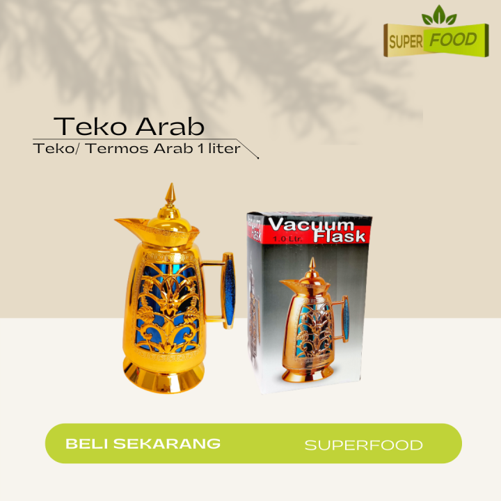 TEKO ARAB TEKO/ TERMOS ARAB VACUUM FLASK 1 LITER Lazada Indonesia