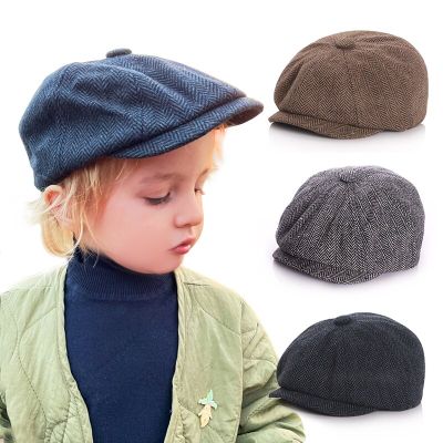 หมวกเด็กสำหรับสาวเด็กเด็ก Beret หมวกแปดเหลี่ยมเสื้อผ้าสำหรับทารกแรกเกิดการถ่ายภาพ Props หมวกหมวกเด็กสาวหมวก
