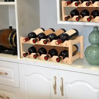 【CW】 Wine Bottle Storage Rack   Wood - Household Aliexpress