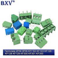 10PCS KF7.62 KF103 KF126 KF128 KF129 KF300 KF301 KF350 Connector PCB Screw Terminal Block Connector 2Pin 3PIN Green Blue New WATTY Electronics