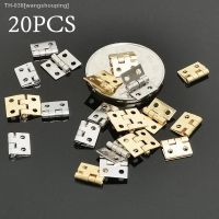 ✘ 20pcs Mini Metal Hinges Furniture Fittings Decorative Small Door Hinges for Jewelry Box Furniture Hardware 8mmx10mm