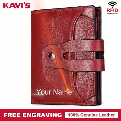 Free Engraving Genuine Cow Leather Wallet Women Short Purse Female Slim PORTFOLIO MAN Portomonee Min Walet Pocket Fashion Hasp