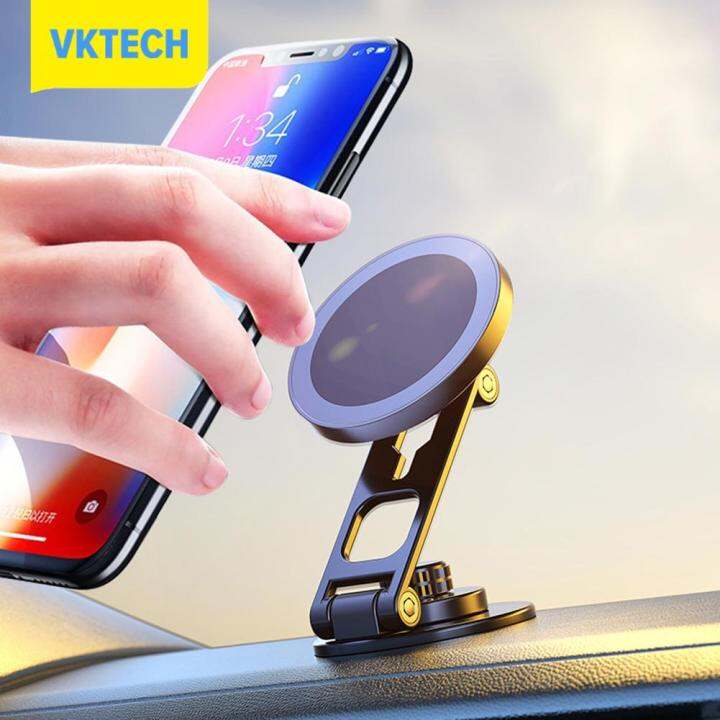 vktech-แม่เหล็ก1080หมุนได้สำหรับแท่นวางโทรศัพท์มือถือรถ-แม่เหล็กตั้งโต๊ะปรับขนาดได้แม่เหล็กพับได้สำหรับ-iphone-14-13-12