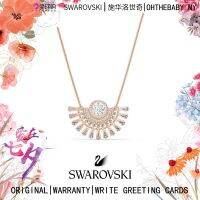 Swarovski เต้นรำประกาย Dial Up สร้อยคอ,ขนาดกลาง,สีเทา,Rose-ชุบสีทอง