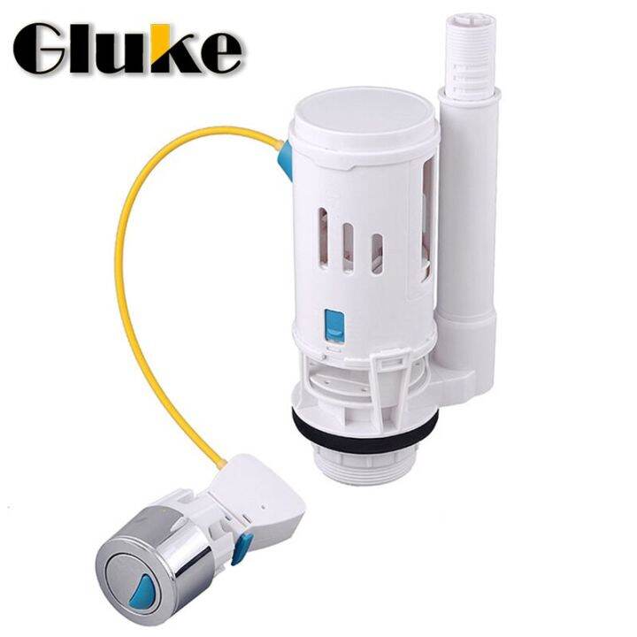Seat Toilet Valves Universal Water Tank Dual Flush Fill Drain Valves