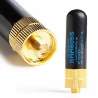 2X Dual Band UHF+VHF SRH805S SMA Female Antenna for Uv-5R -888S Uv-82 UV-5RA Uv-5Re TK3107 2107 10W 144/430MHz