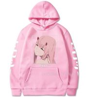 Anime Zero Tprint Pullover Sweatshirt Oversized Hoody Darling In The Franxx Hoodie Harajuku Premium Cotton Sudadera Sportwaer Size Xxs-4Xl