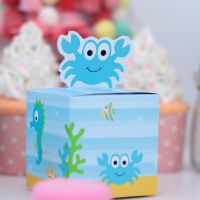 Under the Sea Tail Boxes for Kids Birthday Treat Paper