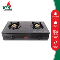 Bếp gas đôi Paloma PA-7MEJ chính hãng VB16 bếp gas dương đánh lửa magneto, tiết kiệm gas, bề mặt sơn tĩnh điện chống bám bẩn trầy xước - VUA BẾP