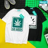 เสื้อลาย ใบไม้อารมณ์ดี GO GREEN