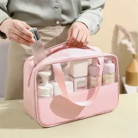 【CW】✙☇☃  Translucent Makeup Large-Capacity Multifunction Storage