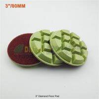 SHDIATOOL 3pcs 80mm diamond floor sanding disc 1500 SA622 3 Resin bond diamond floor polishing pads