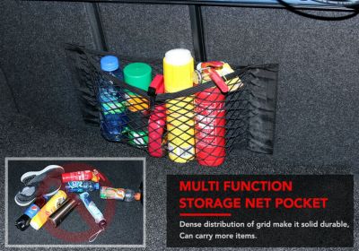 Net Pocket Magic Pouch Mesh Seat Organizer Back Car Universal