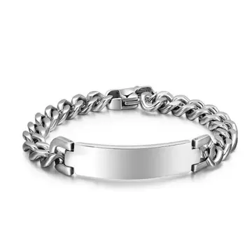 Heavy Metal Powerful 31MM Wide Thick Curb Chain Man Bracelet Men Massive  Stainless Steel Mens On Hand Jewellery Bracelets Bangle