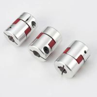 Coupler D25L30 Series Flexible Plum Clamp Coupling OD 25mm L 30mm Shaft CNC Jaw Shaft Coupling 5/6/6.35/7/8/9/10/12mm Coupler