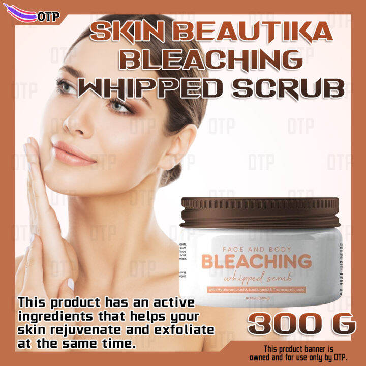 Skin Beautika Bleaching Whipped Scrub 300g for Face and Body, Face