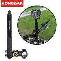 ☇ รถจักรยานยนต์ Handlebar Mount ที่มองไม่เห็นการปรับ Selfie Stick จักรยาน Monopod สำหรับ GoPro DJI Insta360 One R อุปกรณ์เสริมกล้อง