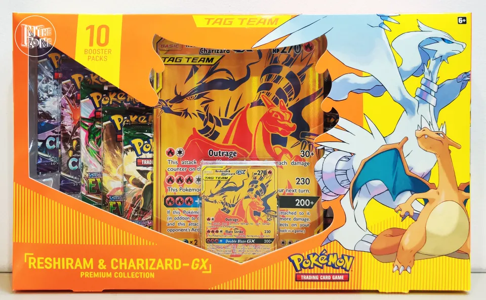 Pokémon TCG: Reshiram & Charizard-GX Figure Collection