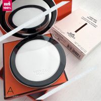 ? ของแท้ ?  Hermes plein air radiant matte powder 6.5g. #01 nuage ( KING POWER )  แป้งอัดแข็งในตลับสุดหรู แป้งเนื้อเเมตต์มาพร้อมกับฟินนิชชิ่งแบบล่องหนไร้สี