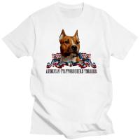 อเมริกัน Staffordshire Terrier Amstaff T เสื้อ Funny Cal ไซด์ยุโรป S-3Xl ปรับแต่ง Tee เสื้อฤดูร้อนรูปแบบ Shi S-5XL