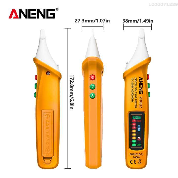 aneng-ปากกาตัวทดสอบวงจรเครื่องวัดโวลต์-ac-แบบ-vc1017-ปากกาทดสอบอัจฉริยะตรวจจับสายทดสอบปากกาไฟฟ้าแบบ-ncv-เครื่องทดสอบแรงดันไฟฟ้าสำหรับช่างเทคนิคไฟฟ้า