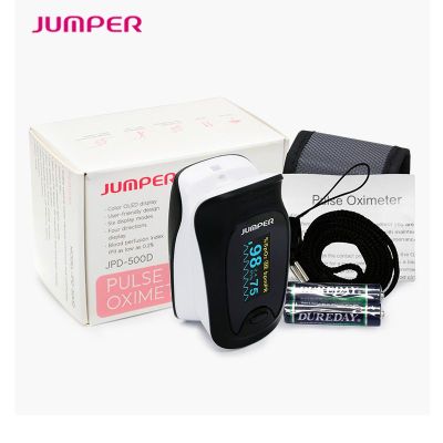 [พร้อมส่ง] เครื่องวัดระดับออกซิเจนในเลือด Pulse Oximeter jumper รุ่น jpd 500D จอ OLED มาตรฐานอย.