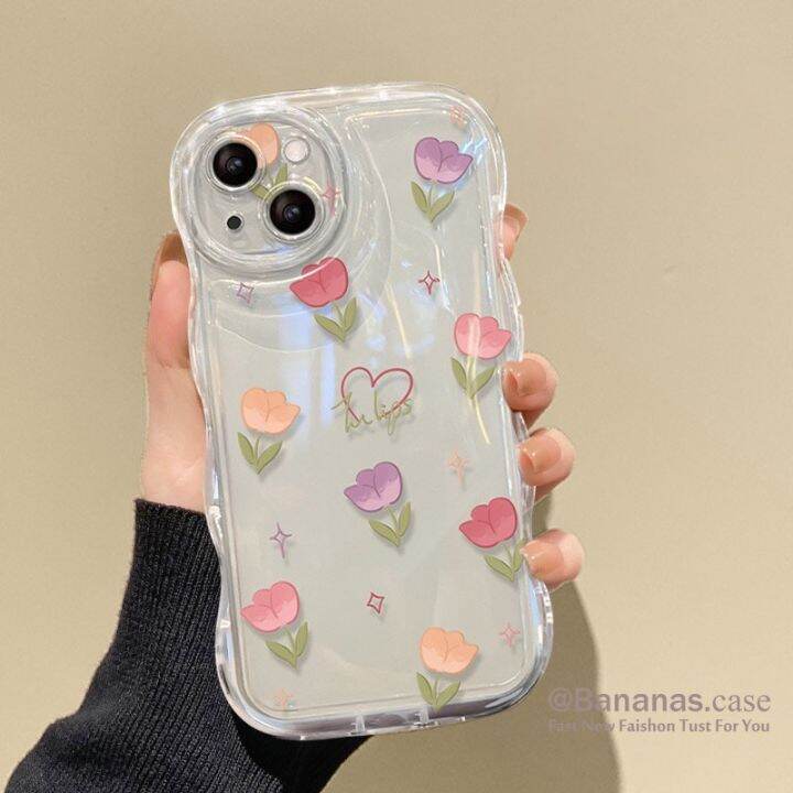 เคสโทรศัพท์มือถือแบบนิ่ม-ใส-ลายดอกไม้-สําหรับ-iphone-14-plus-14-13-12-11-pro-max-x-xr-xs-max-7-8-plus-se2020