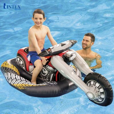 INTEX 57534 CRUISER MOTORBIKE RIDE-ON แพเป่าลมมอเตอร์ไซด์ สุดเท่ส์ ขนาด 1.83 x 79 x 71 cm