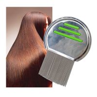 【CC】 1pcs Terminator Lice Comb Nit Kids Hair Rid Headlice Metal Teeth Remove Ship