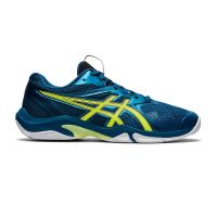 Asics Men Badminton Gel-Blade 8  Deep Sea Teal / Glow Yellow รองเท้าแบดมินตันผู้ชาย