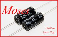 500v 47uf 100% Original New Capacitance ELCNK Axial Audio Electrolytic Capacitor 18x40mm +/- 20%