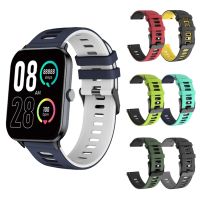 ertgga Sports Silicone Strap For QCY GTC Smart Watch Band Replacement Bracelet Belt For QCY GTS Strap Wristband Correa Accessories