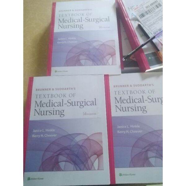 Medical Surgical Nursing textbook Book Brunner & Suddarth 14th Edition Lazada PH